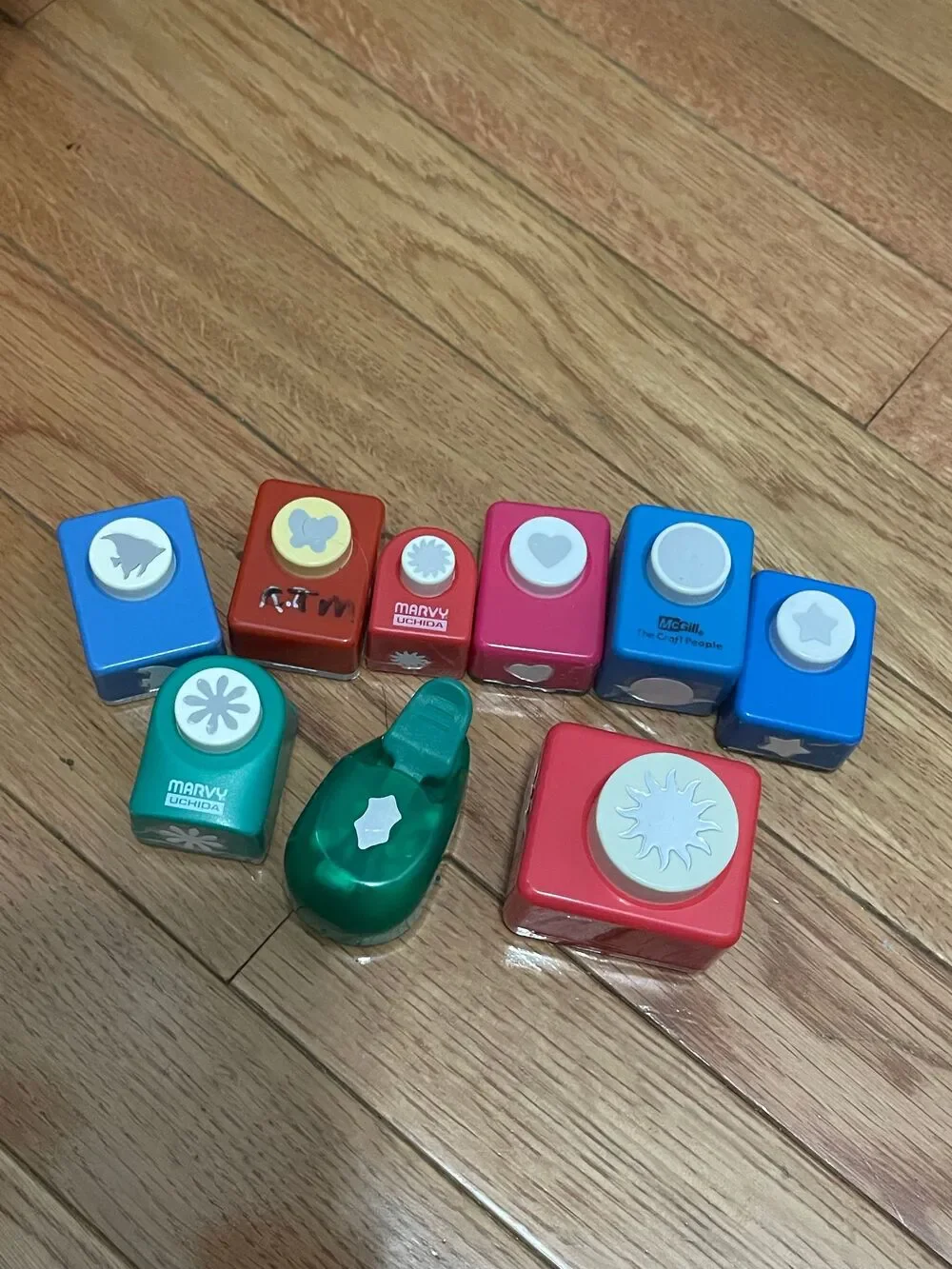 Marvy Uchida Paper Punches - 9 punches total